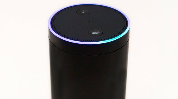 In this June 14, 2018, photo an Amazon Echo is displayed in New York. Big banks and financial companies have started to offer banking through virtual assistants, Amazon’s Alexa, Apple’s Siri, and Google’s Assistant, in a way that will allow customers to check their balances, pay bills and, in the near future, send money just with their voice. Regional banking giant U.S. Bank is the first bank to be on all three services, Alexa, Siri and Assistant. (AP Photo/Mark Lennihan)
