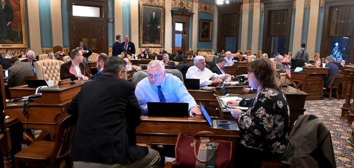 The Michigan senate considers a flurry of bills on what should be the last day of the "lame duck" session, on Dec. 20, 2018. 