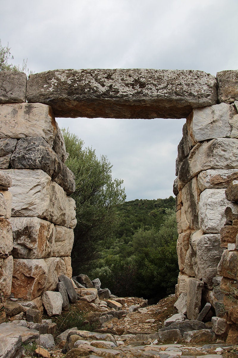 Η Ανατολική Πύλη του φρουρίου. 