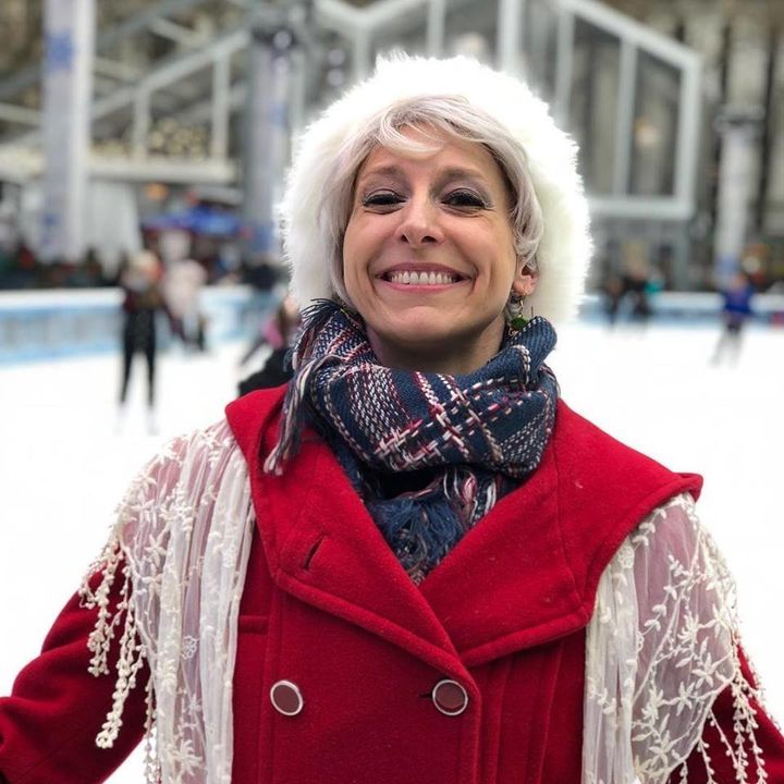 Mrs. Claus on ice.