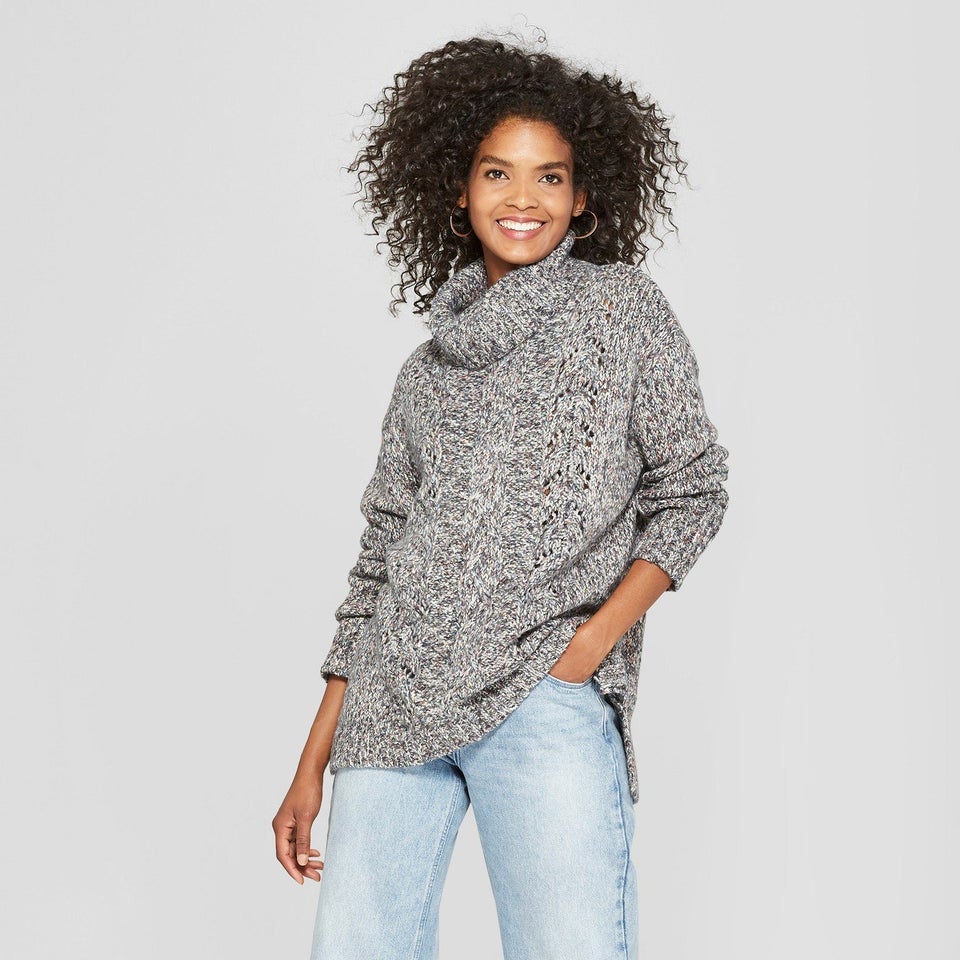 Target Chunky Grey Turtleneck