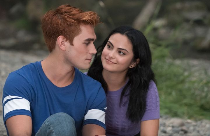 KJ Apa and Camilla Mendes as Archie and Veronica in "Riverdale."