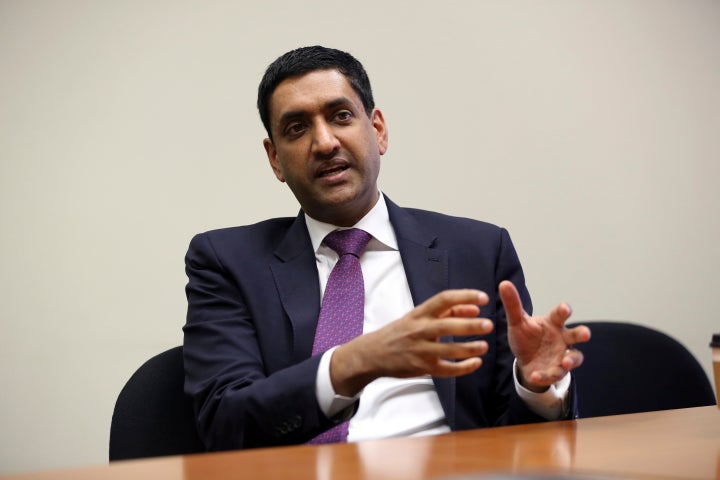 Rep. Ro Khanna (D-Calif.) is interviewed in Los Angeles on Jan. 26, 2018.