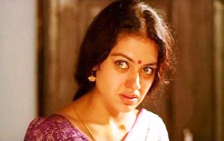 Shobana in one of her best scenes from 'Manichithrathazhu'.