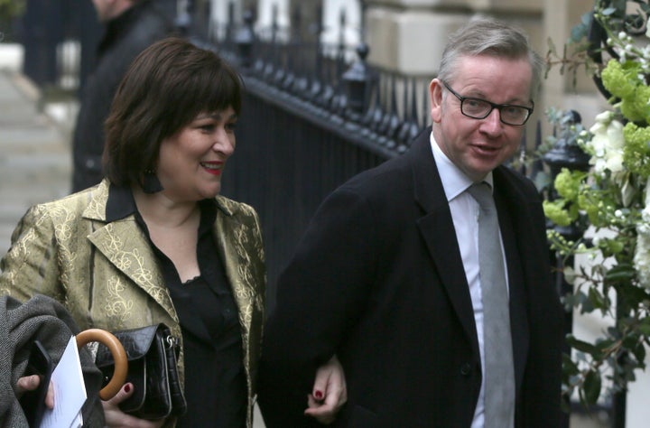 Michael Gove and his wife Sarah Vine