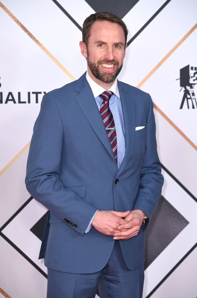 England football manager Gareth Southgate is honoured with an OBE