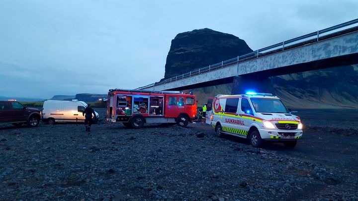 The incident happened near Skeidararsandur, Iceland.