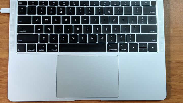 The new MacBook Air has a larger trackpad, but the keys are now shallower.