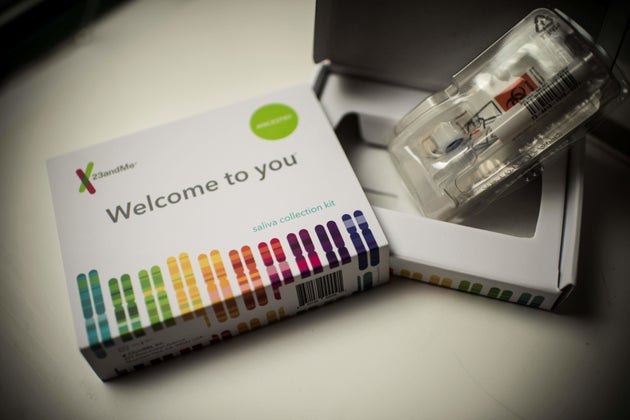 Ein DNA-Kit wie solches hat der Mann an seine Familie verschenkt.