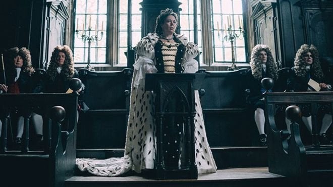 Olivia Colman in 'The Favourite' 