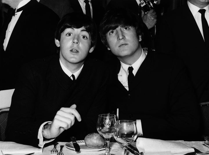 Beatles Paul McCartney (left) and John Lennon in 1964.