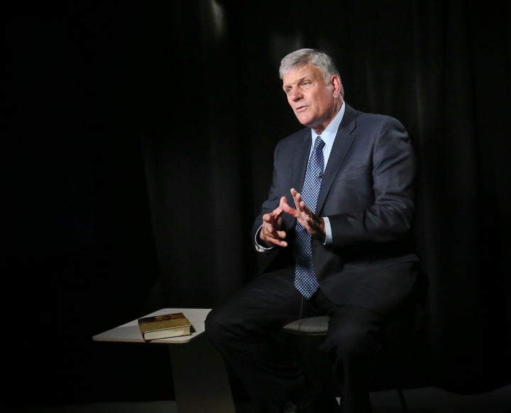 Franklin Graham, a staunch supporter of President Donald Trump, was temporarily kicked off Facebook amid concerns about a two-year-old post he wrote attacking transgender people’s rights.