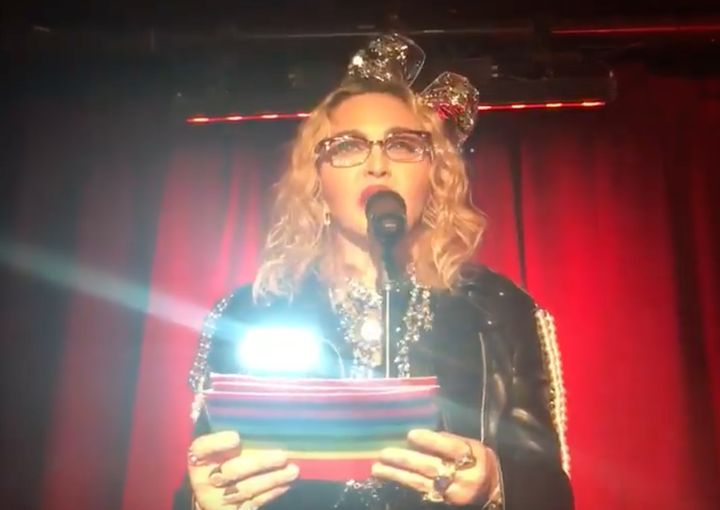 Madonna at the Stonewall Inn