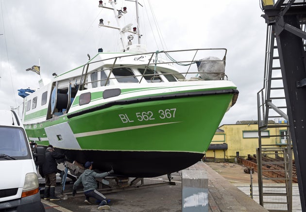 The 'L'Epervier', which was stolen from the harbour in November.