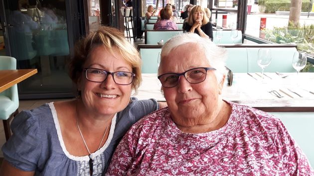 Emma Sutton (left) and her mum Maralyn.