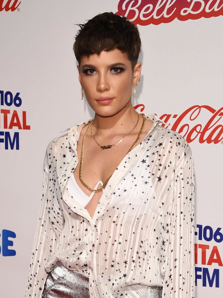 Halsey pictured in London in December 2018. 