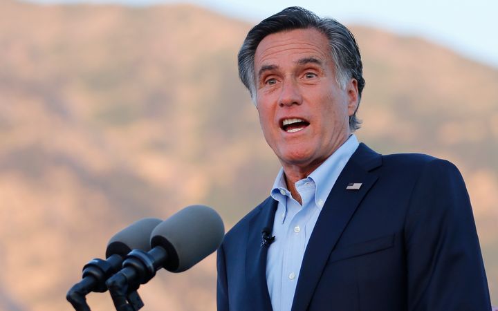 Mitt Romney still isn't a fan of Donald Trump. Nope. 
