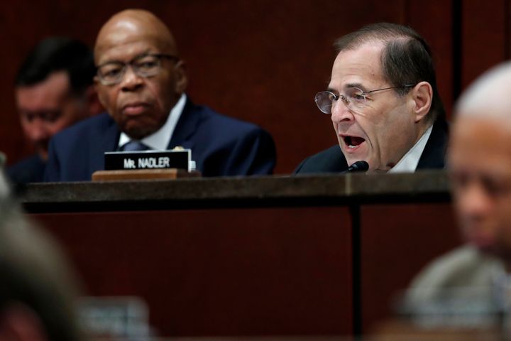 Rep. Elijah Cummings (D-Md.), left, and Rep. Jerry Nadler (D-N.Y.), right, will lead investigations into the Trump administration from their respective posts as chairman of the House Oversight and Reform Committee and House Judiciary Committee.