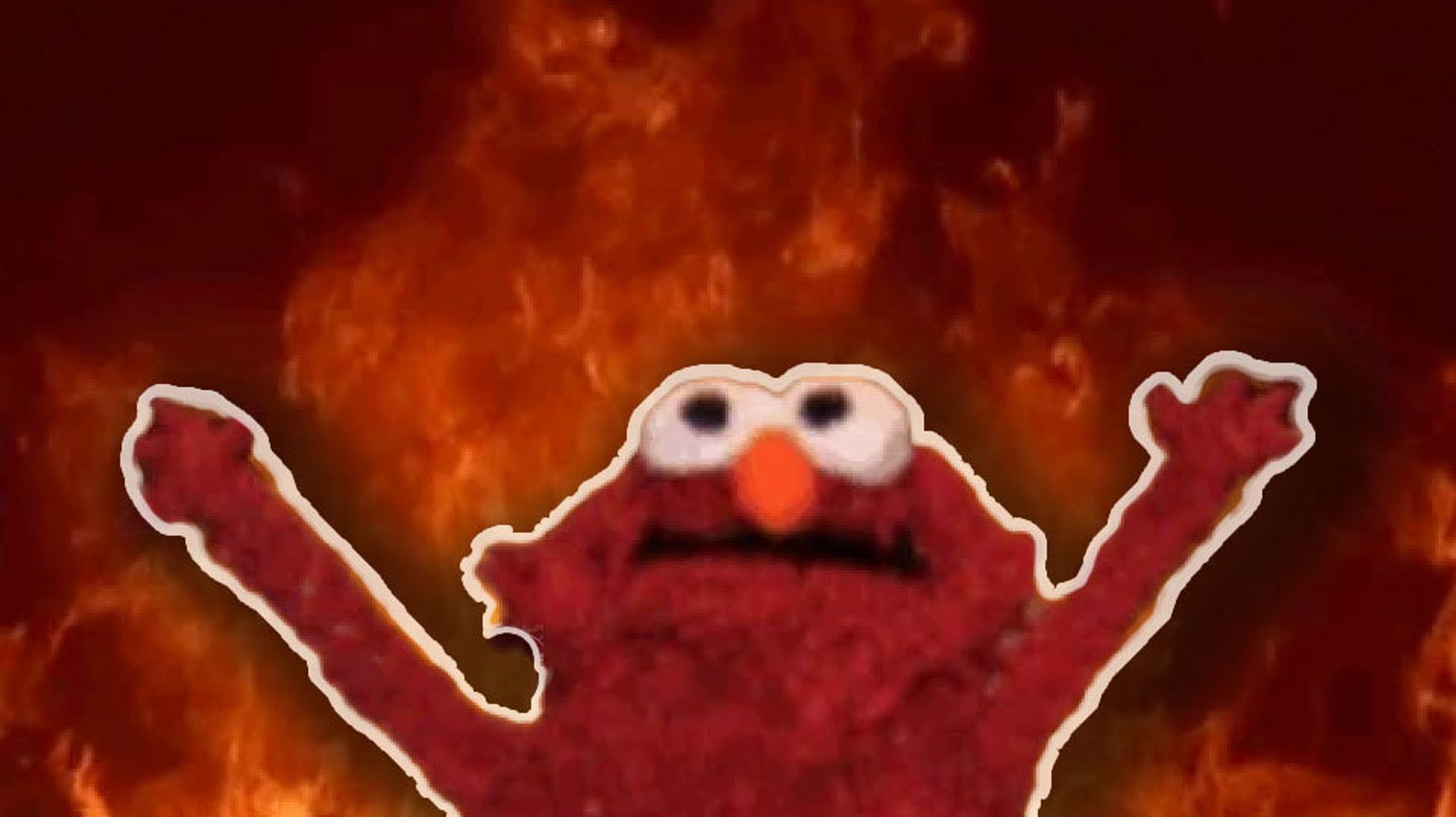 Elmo Burning Wallpaper ~ Burning Elmo | Fortrisort