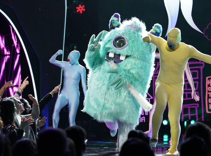 Monster performs on the premiere of "The Masked Singer."