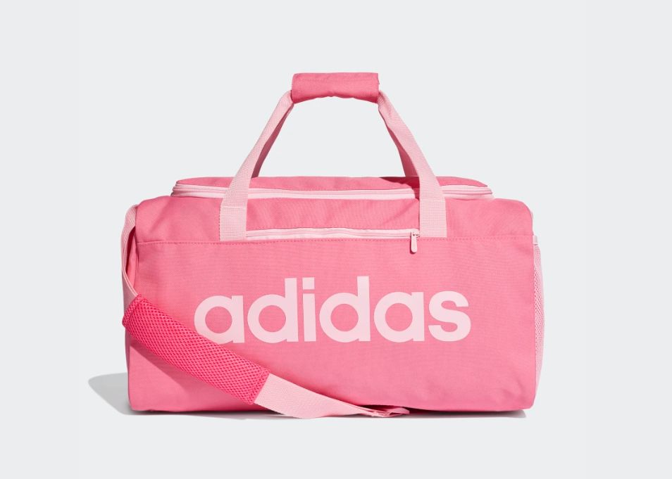 pink duffle bag adidas