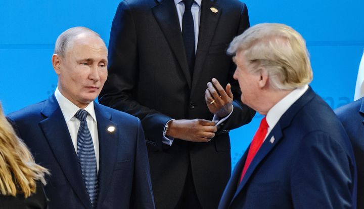 Trump and Putin at the G20 summit last year.