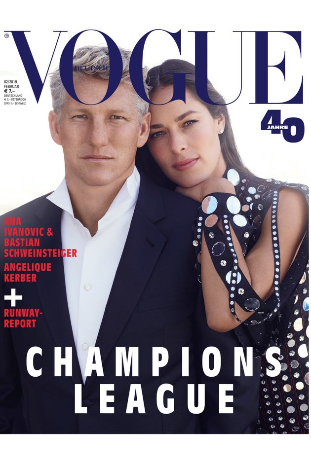 Ana Ivanovic und Bastian Schweinsteiger auf dem Cover der deutschen