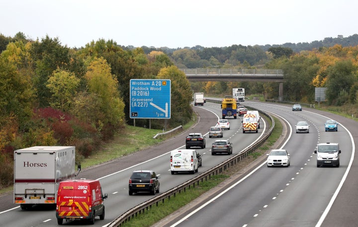 The government is preparing for potential gridlock on roads near ports in the event of a no-deal Brexit