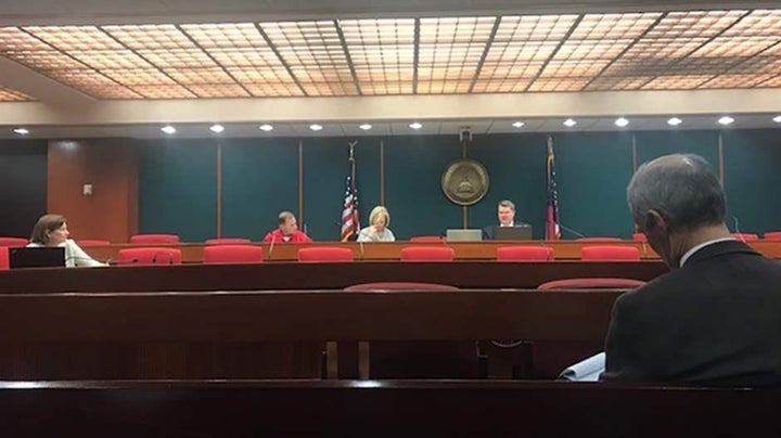 <p>The Georgia Immigration Enforcement Review Board meets quarterly in Atlanta. Few were in attendance at its December meeting. </p>