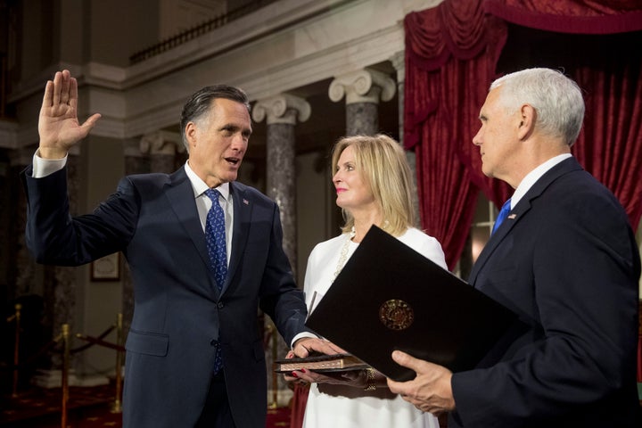 Sen. Mitt Romney (R-Utah) was sworn in this week.