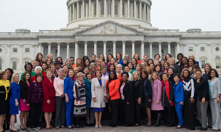 The Democratic women of the House.