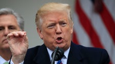 Donald Trump Makes Wild Boast About 'Great Support' For The Border Wall