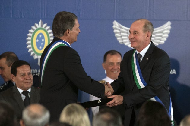Bolsonaro bei der Amtsübergabe am 1. Januar. Beobachter erwarten einen scharfen Rechtsruck.