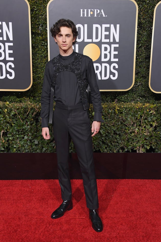 Golden Globes 2019: Timothée Chalamet's Red Carpet Look ...