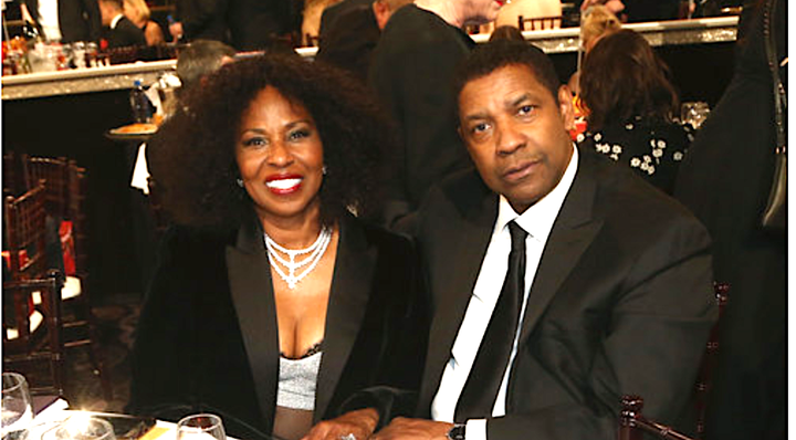 Denzel Washington, with his wife Pauletta at the Golden Globes, is used to being photographed by fans, but one earned a schooling from the star on Sunday.