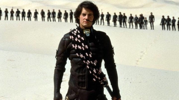 Kyle MacLachlan as Paul Atreides in the film adaptation of <i>Dune</i>.