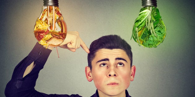 Quando maiores forem as duas áreas frontais do cérebro, maior a possibilidade de escolher alimentos saudáveis.