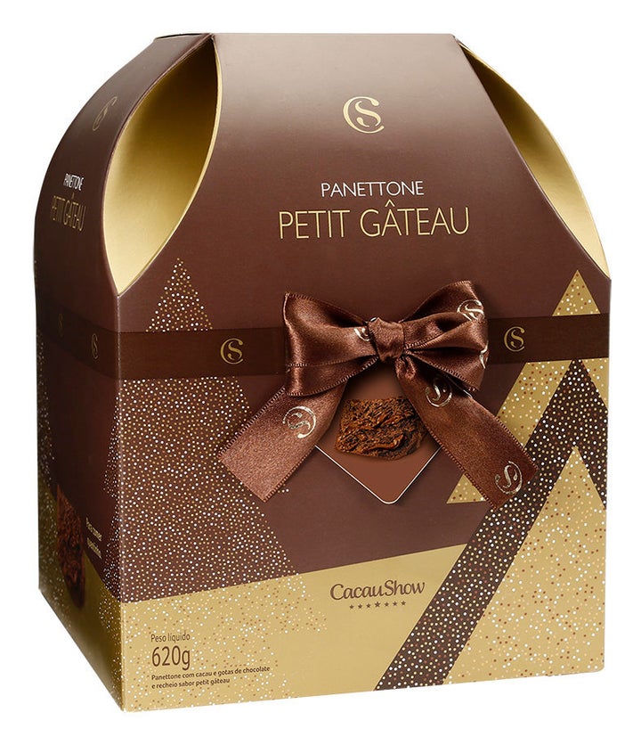 Panetone de petit gateau da Cacau Show