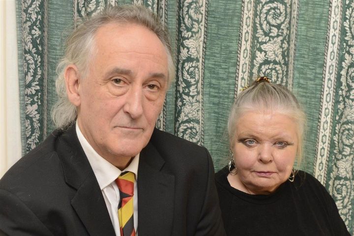 Contaminated blood victim Steve Dymond, who died aged 62, and his wife Su Gorman