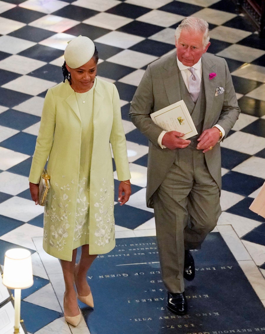Príncipe Charles com a mãe de Meghan Markle, Doria Ragland