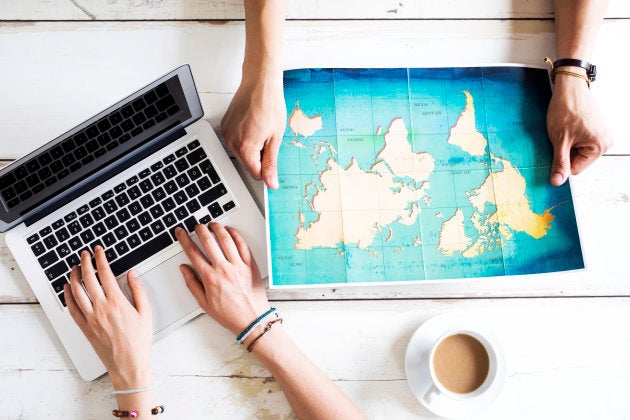 Travel planning on computer