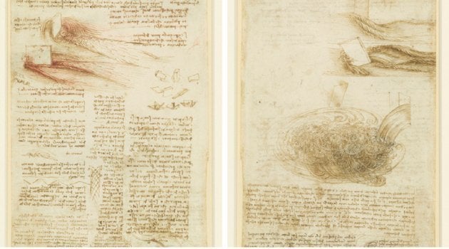 Estudos sobre as águas, Leonardo da Vinci (1473).