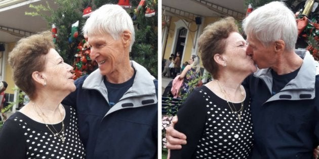 Edna e Moacir de Carvalho estão juntos há 60 anos.