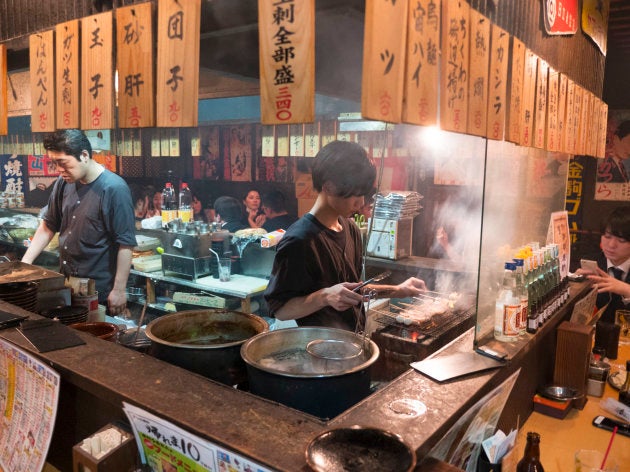 Izakaya na região de Shibuya, em Tóquio.