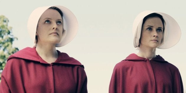A série O Conto da Aia, baseada no livro homônimo da escritora canadense Margaret Atwood.