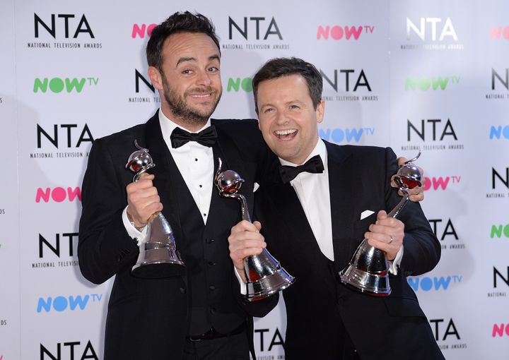 Ant and Dec have won the Best Presenter NTA for the last 17 years