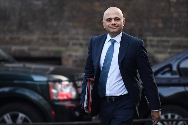 Sajid Javid arriving Cabinet