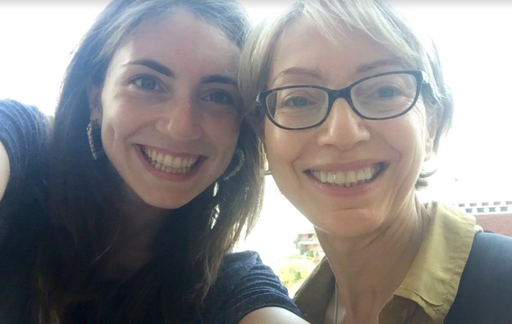 Megan O’Connor (left) and her mum Marian.