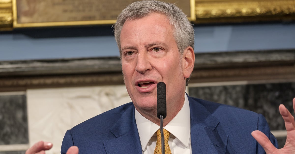 NYC Mayor Bill De Blasio Unveils Plan To Guarantee Health Care For All ...