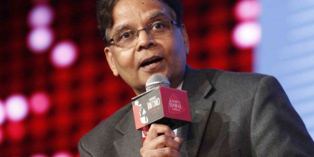 NEW DELHI, INDIA MARCH 07: Arvind Panagariya during the India Today Conclave 2014 in New Delhi.(Photo by Pankaj Nangia/India Today Group/Getty Images)
